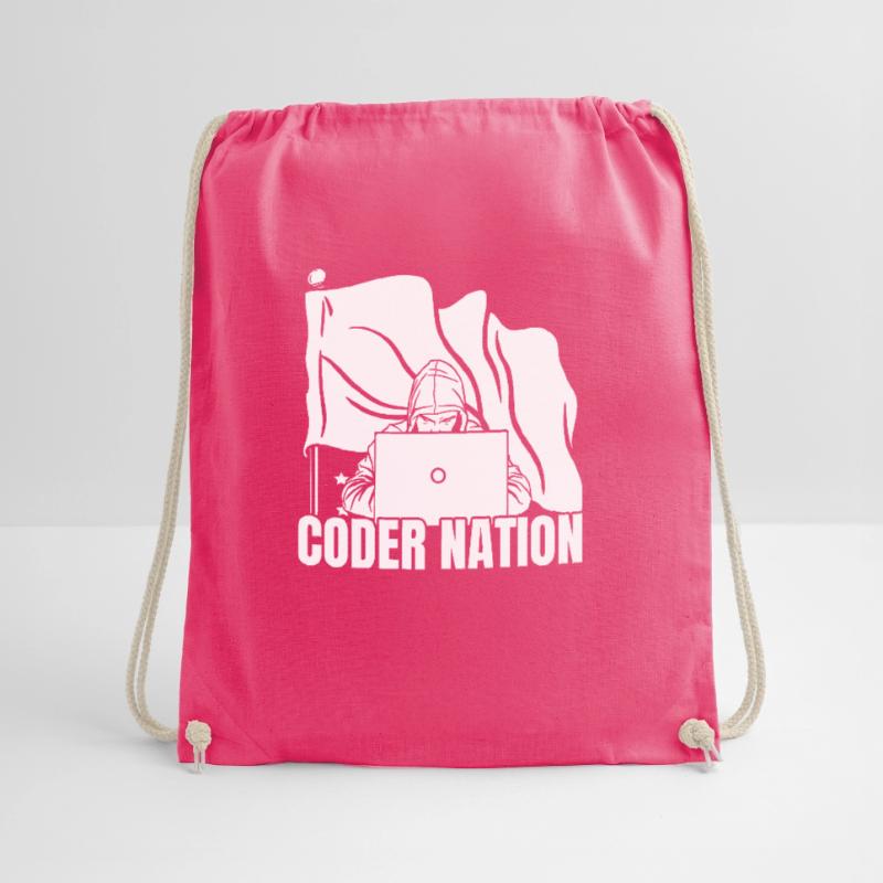 Entwickler Coder Programmierer Turnbeutel