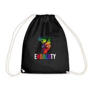 Ekoalaty Gay Lesbian Lgbtq Pride Month - Drawstring Bag - black - Front