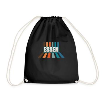 Essenerin Essener Essen - Turnbeutel - Schwarz - Vorne
