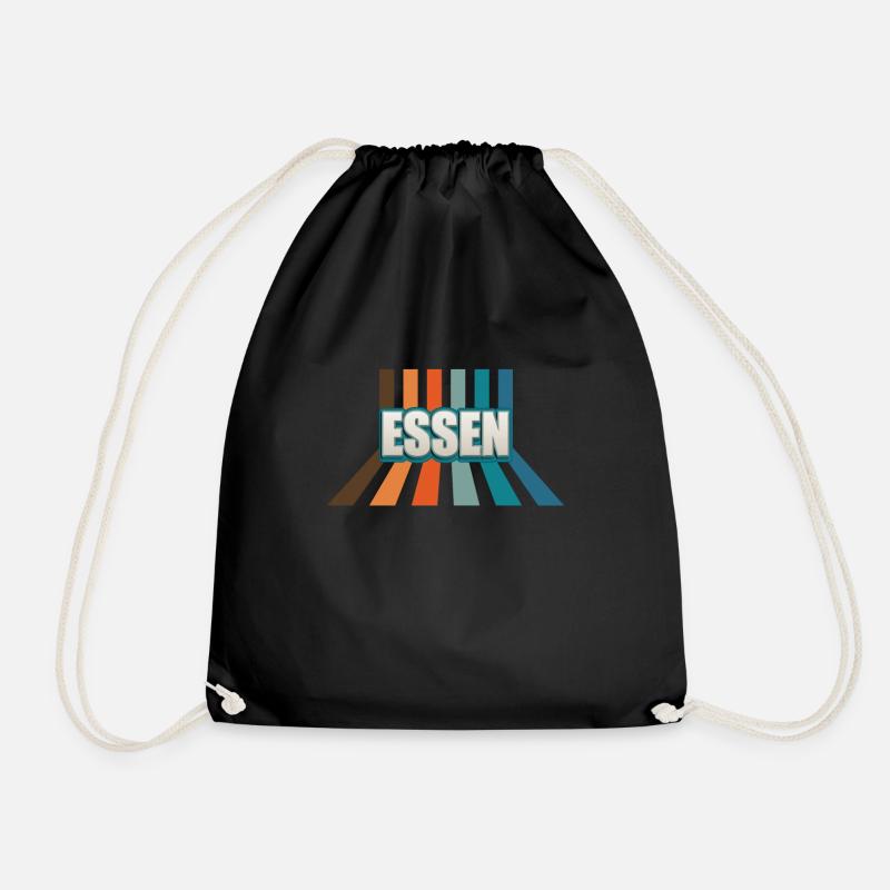 Essenerin Essener Essen - Drawstring Bag - black