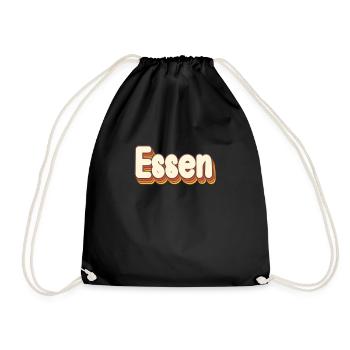 Essenerin Essener Essen - Turnbeutel - Schwarz - Vorne