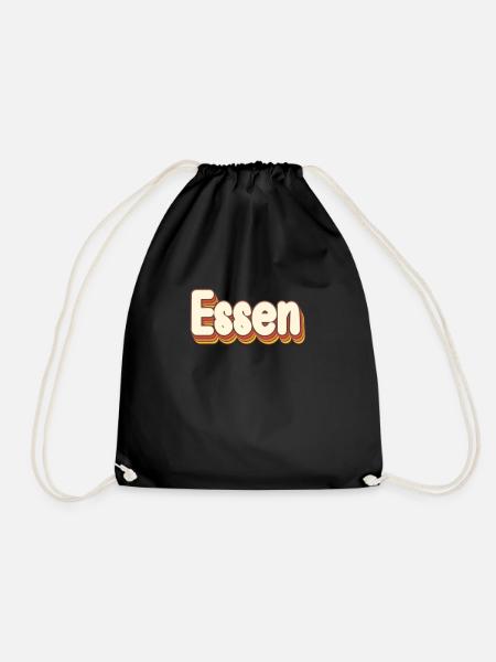 Essenerin Essener Essen - Drawstring Bag - black