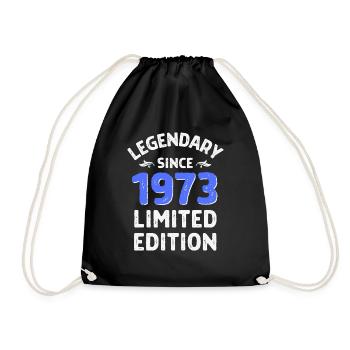 Né en 1973 légende depuis lors - Sac de sport léger - noir - Devant
