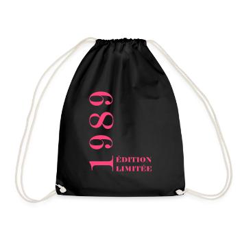 Edition limitée 1989 - Sac de sport léger - noir - Devant