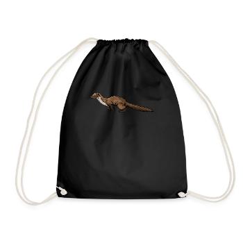 Martre de pierre I maison motif de chasse au gibier de martre pour les chasseurs - Sac de sport léger - noir - Devant