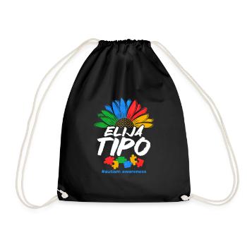Cadeau autisme autisme - Sac de sport léger - noir - Devant