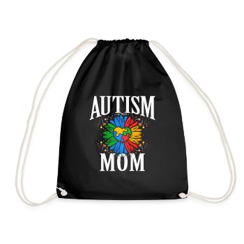 Autism Autism Gift - Drawstring Bag - black - Front