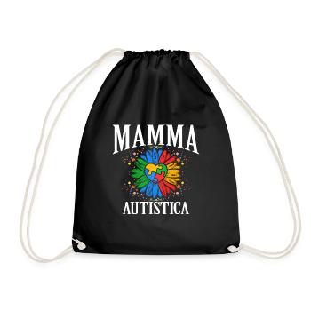 Cadeau autisme autisme - Sac de sport léger - noir - Devant