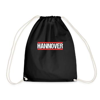 Hannoveranerin Hannoveraner Hannover - Turnbeutel - Schwarz - Vorne