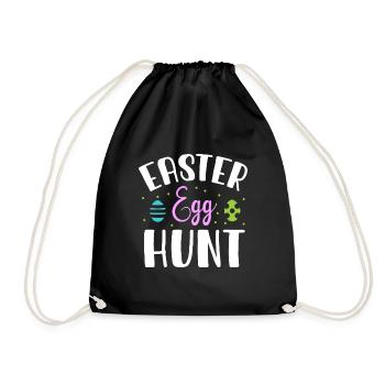 Easter Egg Hunt - Turnbeutel - Schwarz - Vorne