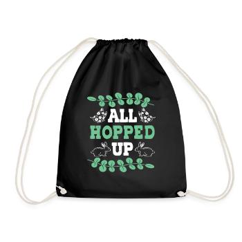 All Hopped Up - Turnbeutel - Schwarz - Vorne