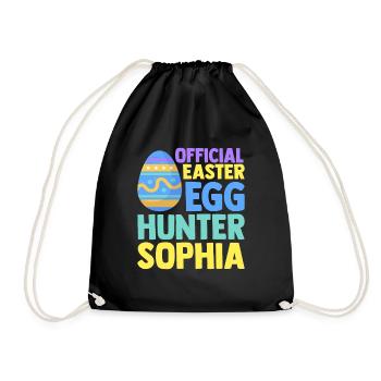 Offical Easter Egg Hunter Sophia - Turnbeutel - Schwarz - Vorne