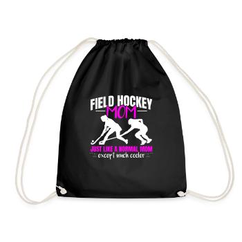 Hockey sur gazon Maman comme une maman normale Stick Play - Sac de sport léger - noir - Devant