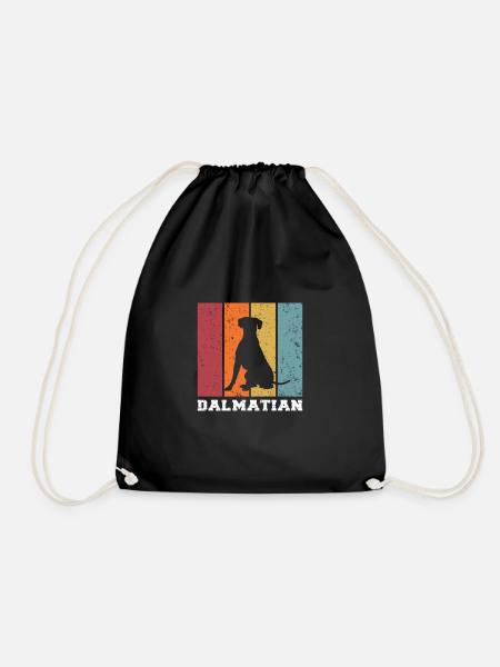 Dalmatiner - Turnbeutel - Schwarz