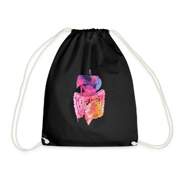 Humorvoller Gastroenterologe Gastroenterologie - Turnbeutel - Schwarz - Vorne