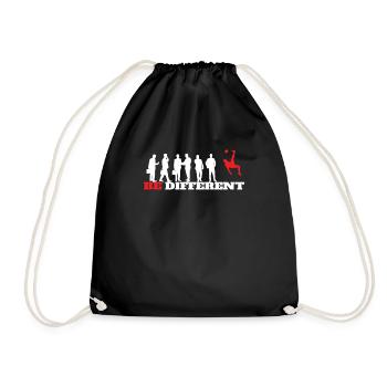 Football Accessories Gift Idea Football Fan - Drawstring Bag - black - Front