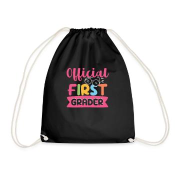 Élève officiel de première année 1. Retour à l’école - Sac de sport léger - noir - Devant
