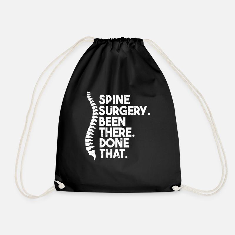 Chirurgie de la colonne vertébrale - Sac de sport léger - noir