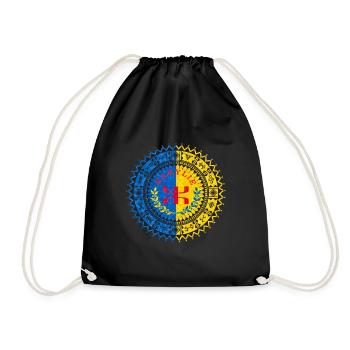 DRAPEAU DE KABYLIE IMAZIGHEN - Sac de sport léger - noir - Devant