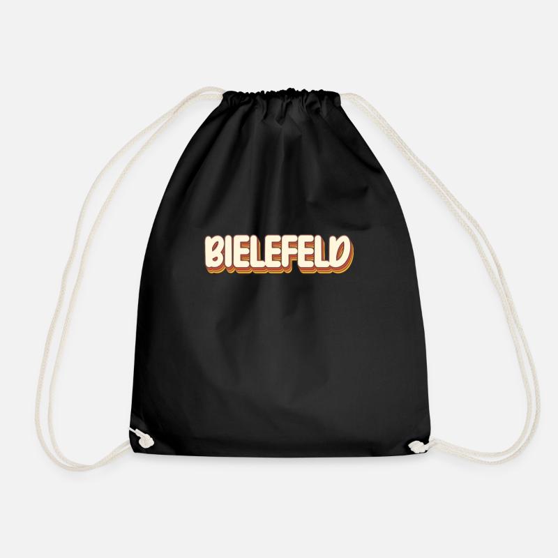Bielefelderin Bielefelder Bielefeld - Turnbeutel - Schwarz