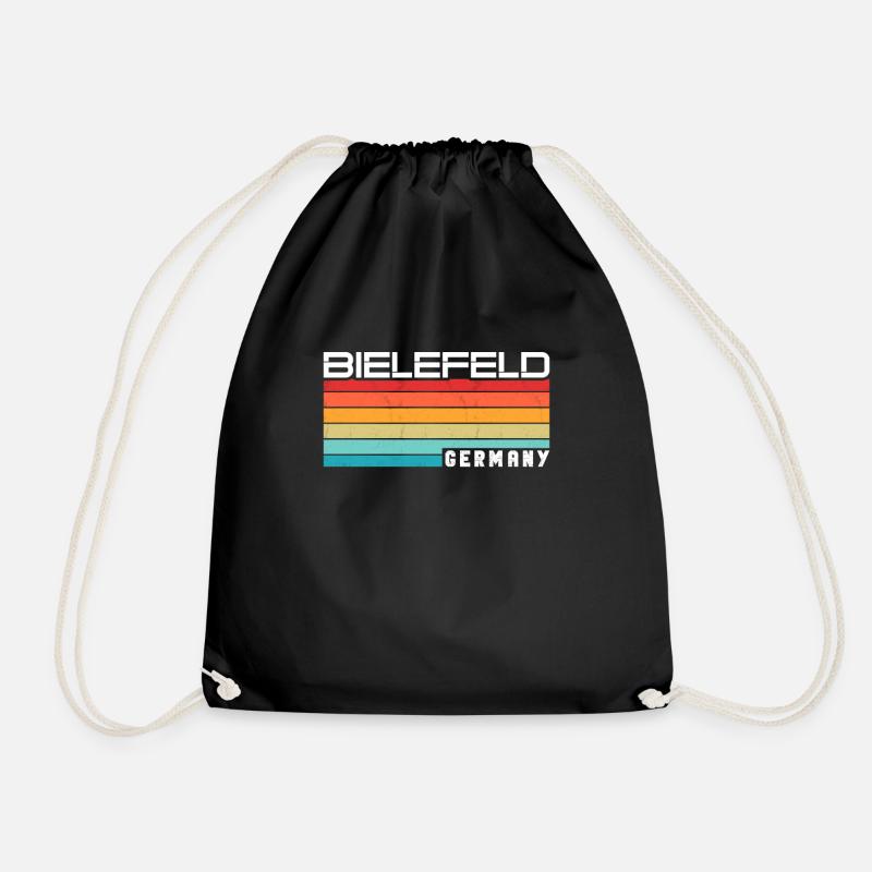 Bielefelderin Bielefelder Bielefeld - Turnbeutel - Schwarz