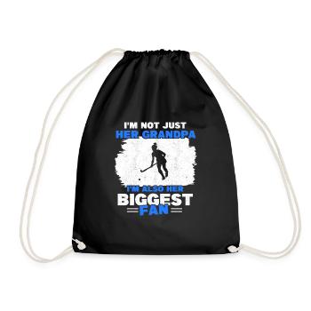 I'm Her Grandpa I'm Also Her Biggest Fan Field Hoc - Drawstring Bag - black - Front