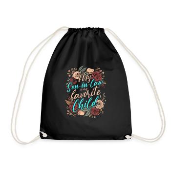 Mon gendre est mon enfant préféré pour ma mère - Sac de sport léger - noir - Devant