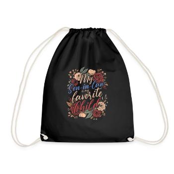 Mon gendre est mon enfant préféré pour ma mère - Sac de sport léger - noir - Devant