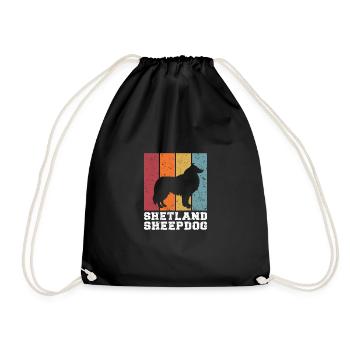 Berger Shetland - Sac de sport léger - noir - Devant