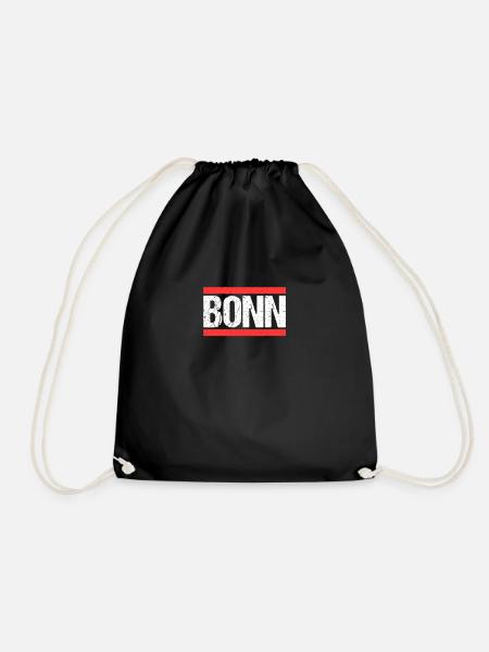 Bonnerin Bonner Bonn - Turnbeutel - Schwarz