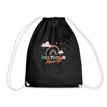 Meltdown Manager After School Daycare Provider - Drawstring Bag - black - Front