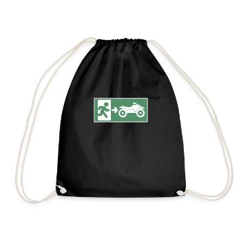 Funny Quad ATV Enthusiasts Quad Racers - Sac de sport léger - noir - Devant