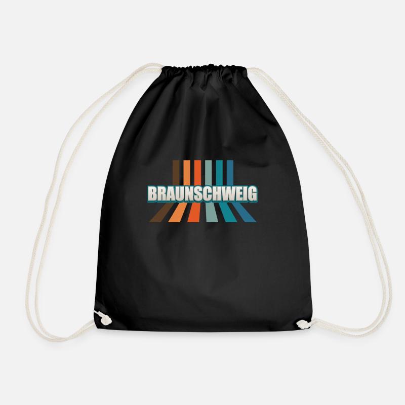 Braunschweigerin Braunschweiger Braunschweig - Turnbeutel - Schwarz
