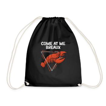 Come at Me Breaux Drôle d’écrevisse cajun Bouillir - Sac de sport léger - noir - Devant
