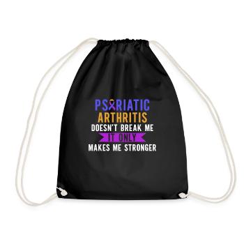 L’arthrite psoriasique ne me brise pas - Sac de sport léger - noir - Devant