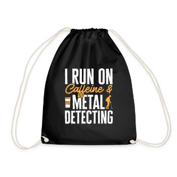 Détecteur de métaux Détection de métaux Chasse au trésor - Sac de sport léger - noir - Devant