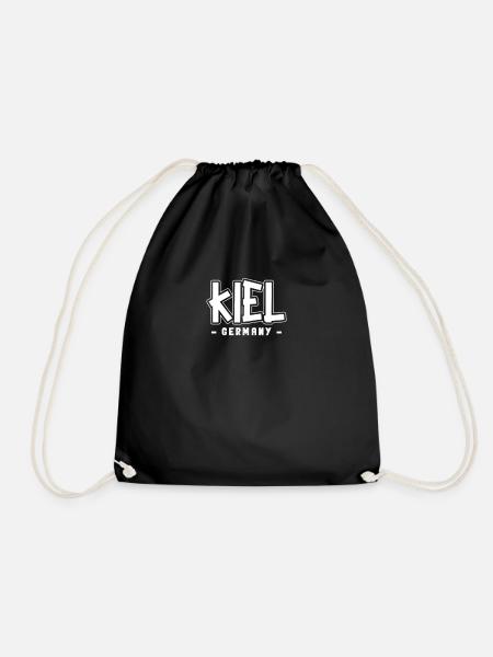 Kielerin Kieler Kiel - Turnbeutel - Schwarz