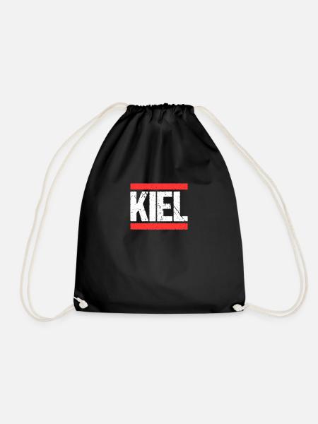 Kielerin Kieler Kiel - Turnbeutel - Schwarz