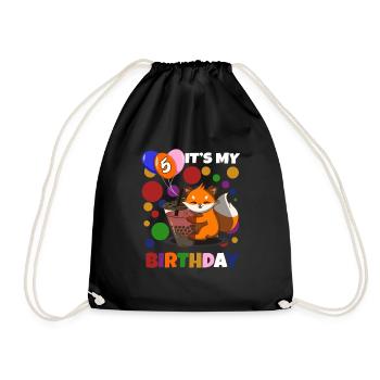 5e anniversaire Fox - Sac de sport léger - noir - Devant
