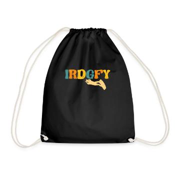 IRDGFY I Ride Goofy Wakesurf Snowboard Wakeboard - Sac de sport léger - noir - Devant