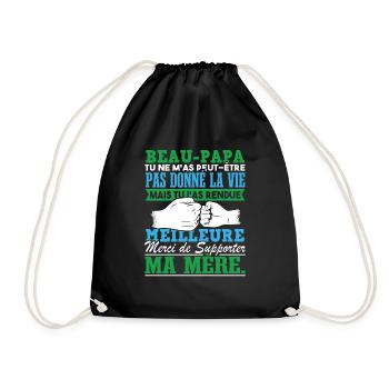 Beau Papa Fête des Pères - Sac de sport léger - noir - Devant