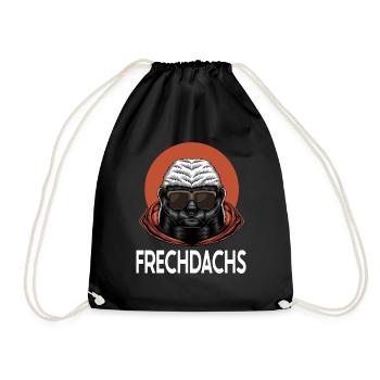 Frechdachs freche Leute wilde Seite - Turnbeutel - Schwarz - Vorne