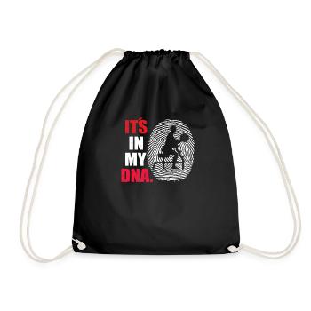 Fitness accessories for athletes - Drawstring Bag - black - Front