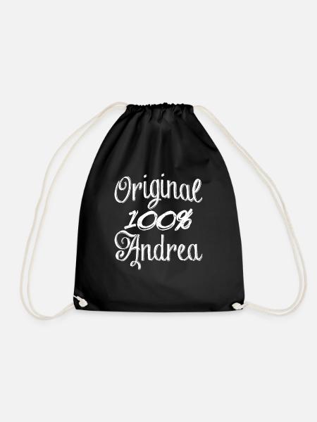 Original 100% Andrea - Turnbeutel - Schwarz