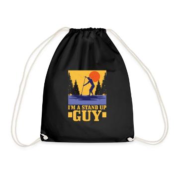I'm A Stand Up Guy Stand Up Paddle Board - Turnbeutel - Schwarz - Vorne
