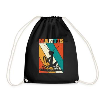 Mante religieuse, collectionneur d’insectes, entomologiste - Sac de sport léger - noir - Devant