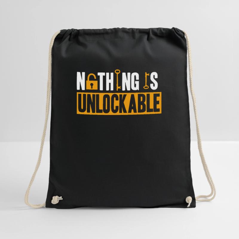 Locksmith Nothing is unlockable Pick Tools Drawstring Bag