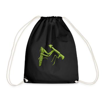 Mante religieuse, collectionneur d’insectes, entomologiste - Sac de sport léger - noir - Devant