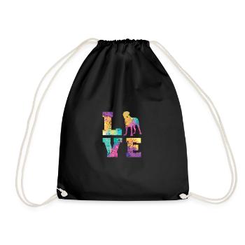 Boerboel Love - Sac de sport léger - noir - Devant