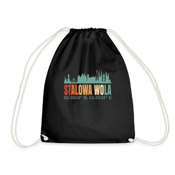 Pologne Stalowa Wola Skyline - Sac de sport léger - noir - Devant